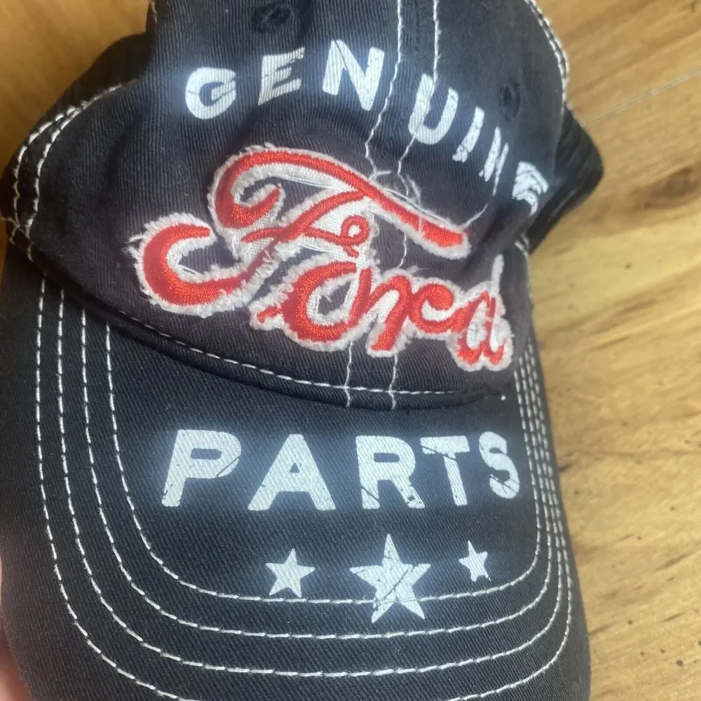 Navy Blue‎ Adult SnapBack Vented Ford Parts Hat H3 Headwear